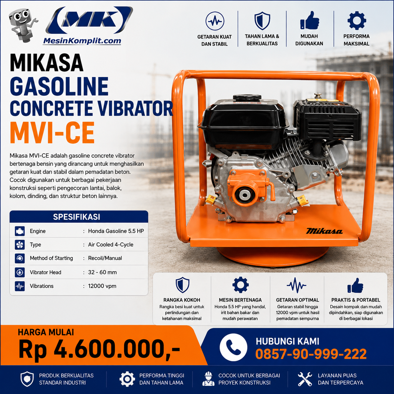 Vibrator Beton Neo Mikasa...